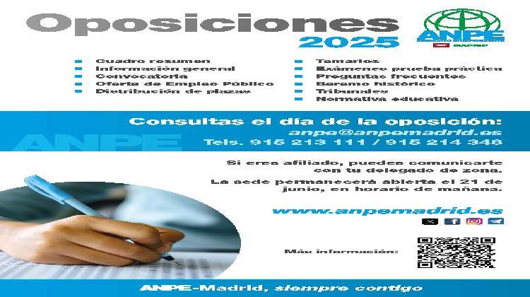 cartel-oposiciones-anpe-madrid-2025